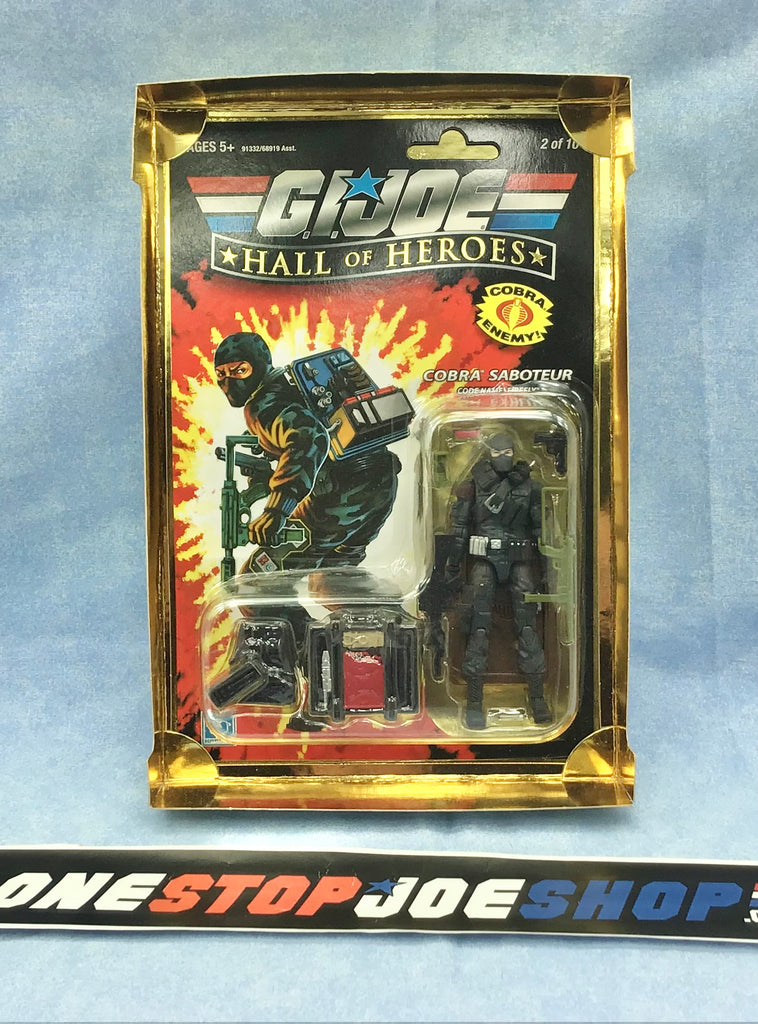 2008 25TH ANNIVERSARY G.I. JOE COBRA FIREFLY V18 HALL OF HEROES INTERNET 2 OF 10 EXCLUSIVE NEW SEALED FIGURE CARD