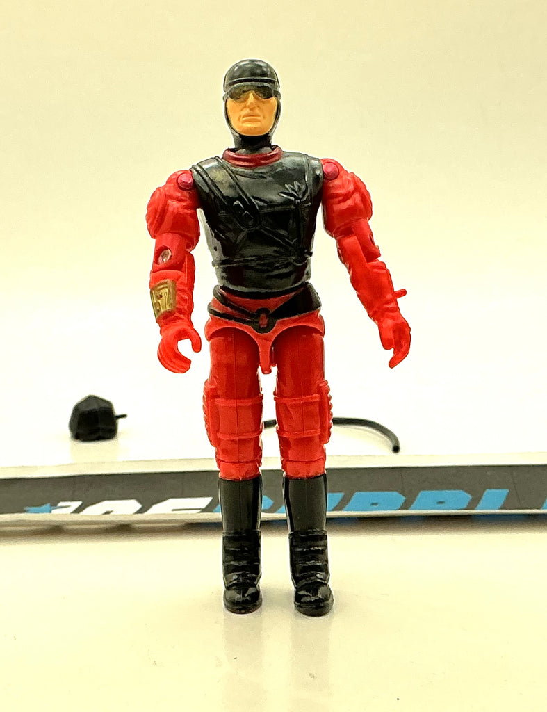 1989 VINTAGE ARAH G.I. JOE COBRA WILD BOAR V1 RAZORBACK VEHICLE DRIVER LOOSE 100% COMPLETE (c)