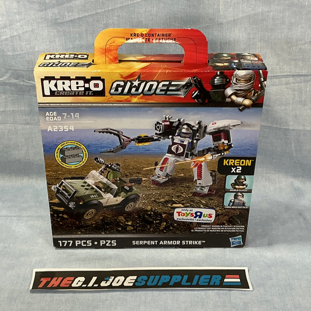 KRE-O A2354 G.I. JOE COBRA SERPENT ARMOR STRIKE SET NEW SEALED