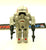 1983 VINTAGE ARAH G.I. JOE COBRA S.N.A.K.E. SNAKE BATTLE ARMOR VEHICLE LOOSE 100% COMPLETE (n)