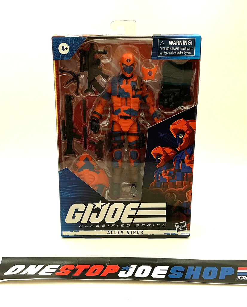 2022 CLASSIFIED G.I. JOE COBRA ALLEY VIPER #34 6” FIGURE NEW SEALED