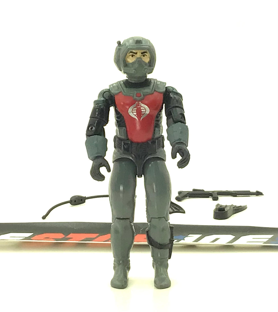 1985 VINTAGE ARAH G.I. JOE COBRA EELS V1 COBRA FROGMAN LOOSE 100% COMPLETE (h)