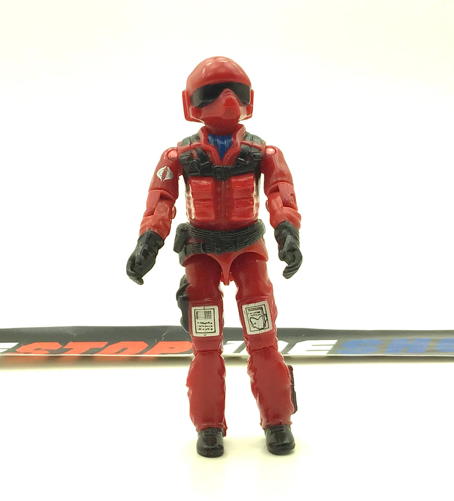 1984 VINTAGE ARAH G.I. JOE COBRA WILD WEASEL V1 RATTLER PILOT LOOSE 100% COMPLETE (g)