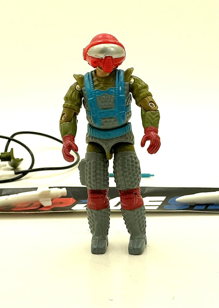 1987 VINTAGE ARAH G.I. JOE FAST DRAW V1 MOBILE MISSILE SPECIALIST LOOSE 100% COMPLETE (d)
