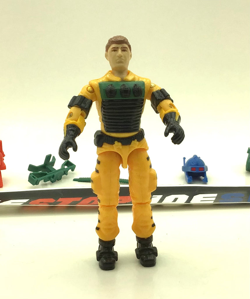 1988 VINTAGE ARAH G.I. JOE LIGHTFOOT V1 EXPLOSIVES EXPERT LOOSE 100% COMPLETE (c)