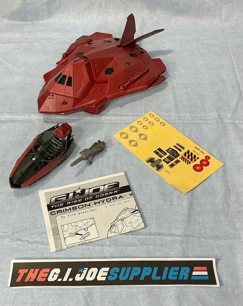 2009 ROC G.I. JOE COBRA CRIMSON HYDRA BRAVO VEHICLE ONLY NEW LOOSE 100% COMPLETE (b)