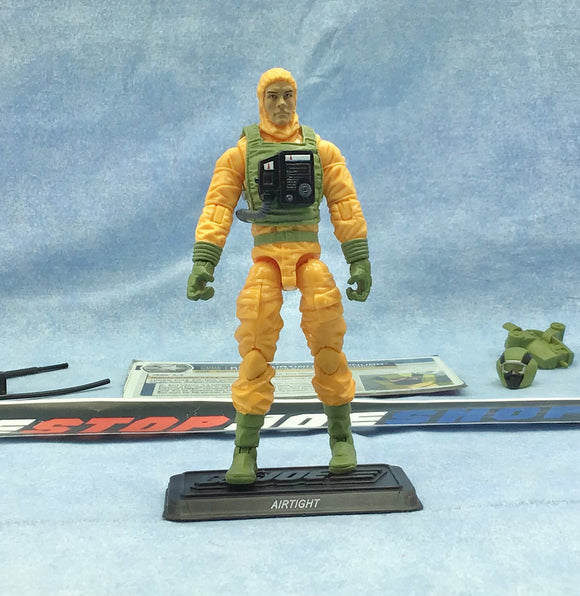 2011 30TH ANNIVERSARY G.I. JOE AIRTIGHT V3 LOOSE 100% COMPLETE + F/C