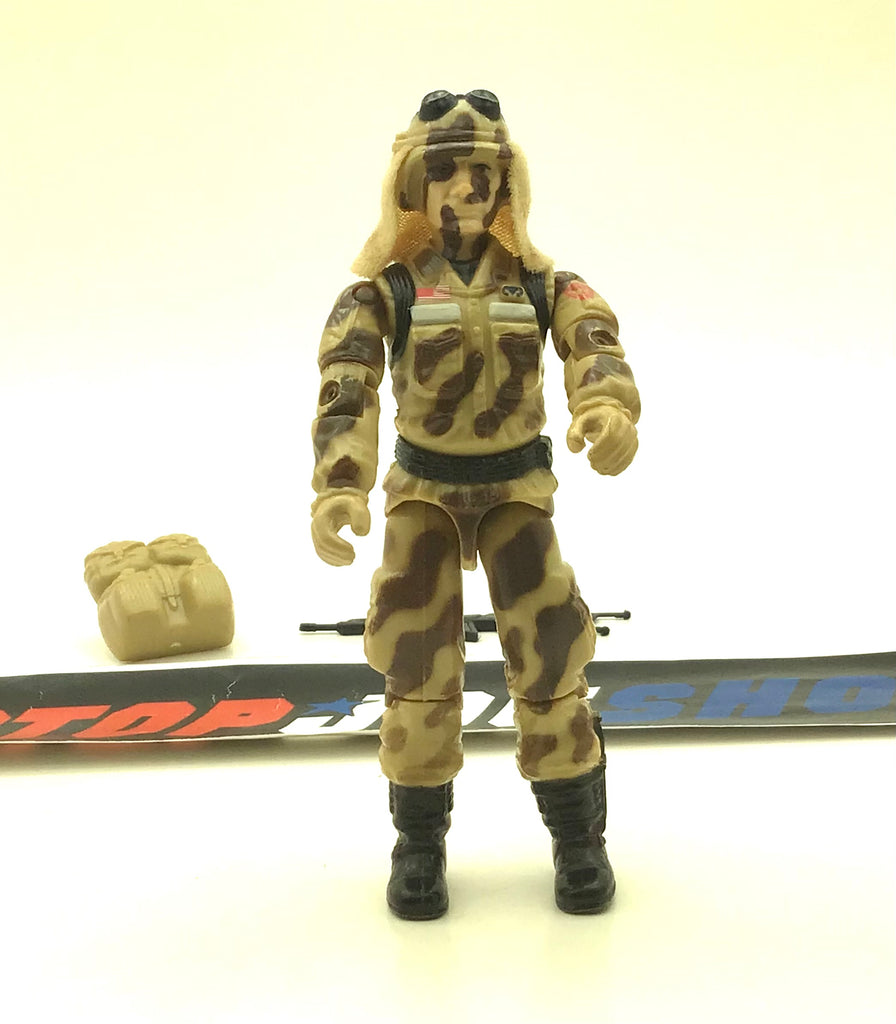 1985 VINTAGE ARAH G.I. JOE DUSTY V1 DESERT TROOPER LOOSE 100% COMPLETE (e)