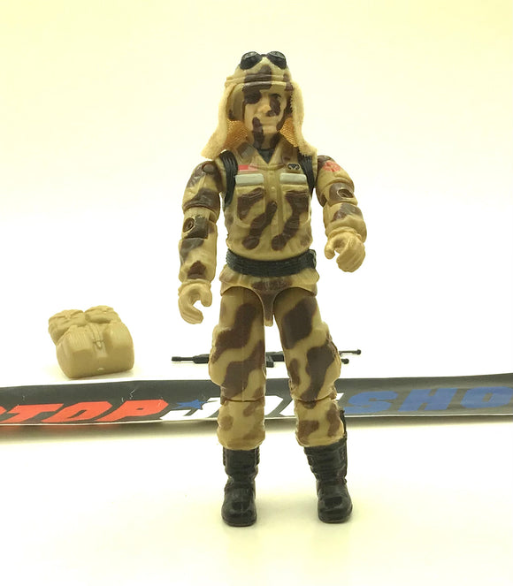 1985 VINTAGE ARAH G.I. JOE DUSTY V1 DESERT TROOPER LOOSE 100% COMPLETE (e)