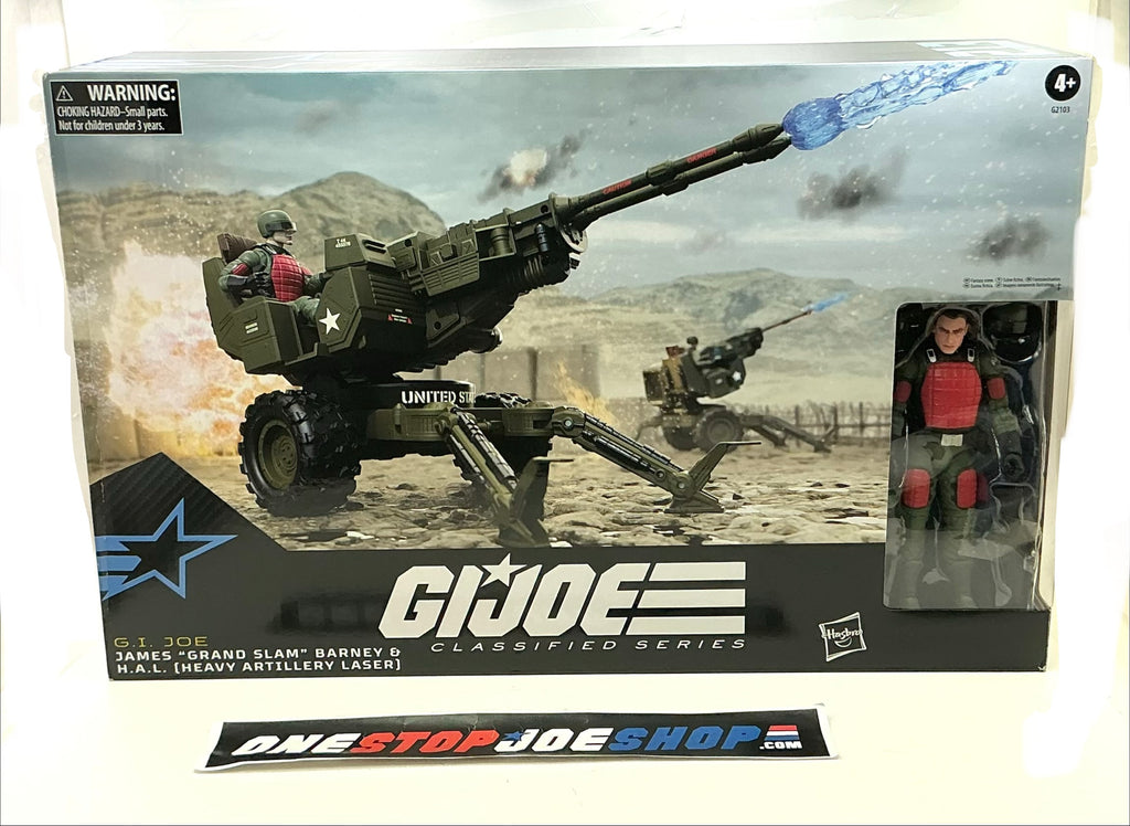 2026 CLASSIFIED G.I. JOE HAL W/ GRAND SLAM #213 6" VEHICLE HASBRO PULSE EXCLUSIVE NEW SEALED