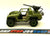 2008 25TH ANNIVERSARY G.I. JOE VAMP JEEP VEHICLE ONLY LOOSE DECALS APPIED INCOMPLETE