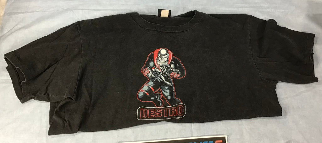 G.I. JOE COBRA DESTRO T-SHIRT WORN X-LARGE FITS LIKE MED / LRG