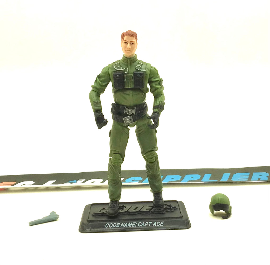 2008 25TH ANNIVERSARY G.I. JOE CAPT. ACE V2 SENIOR RANKING AIR COMMAND PACK TRU EXCLUSIVE 100% COMPLETE NO F/C