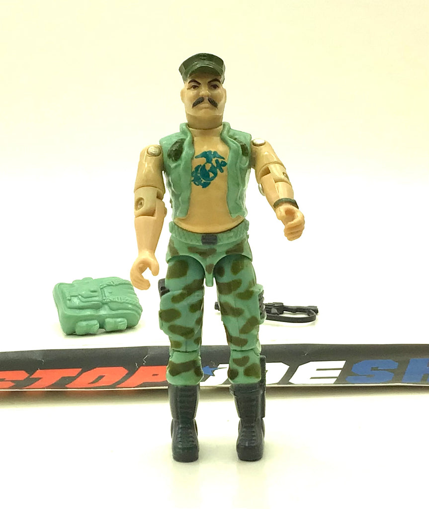 1983 VINTAGE ARAH G.I. JOE GUNG HO V1 MARINE LOOSE 100% COMPLETE (l)