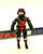 1986 VINTAGE ARAH G.I. JOE COBRA STRATO-VIPER V1 NIGHT RAVEN PILOT LOOSE 100% COMPLETE (c)