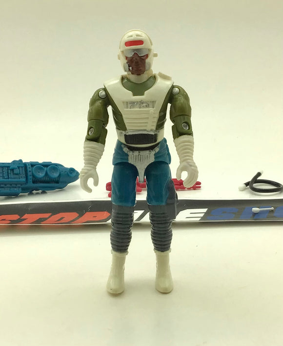 1989 VINTAGE ARAH G.I. JOE BATTLE FORCE 2000 DEE JAY V1 COMM-TECH TROOPER LOOSE 100% COMPLETE (a)