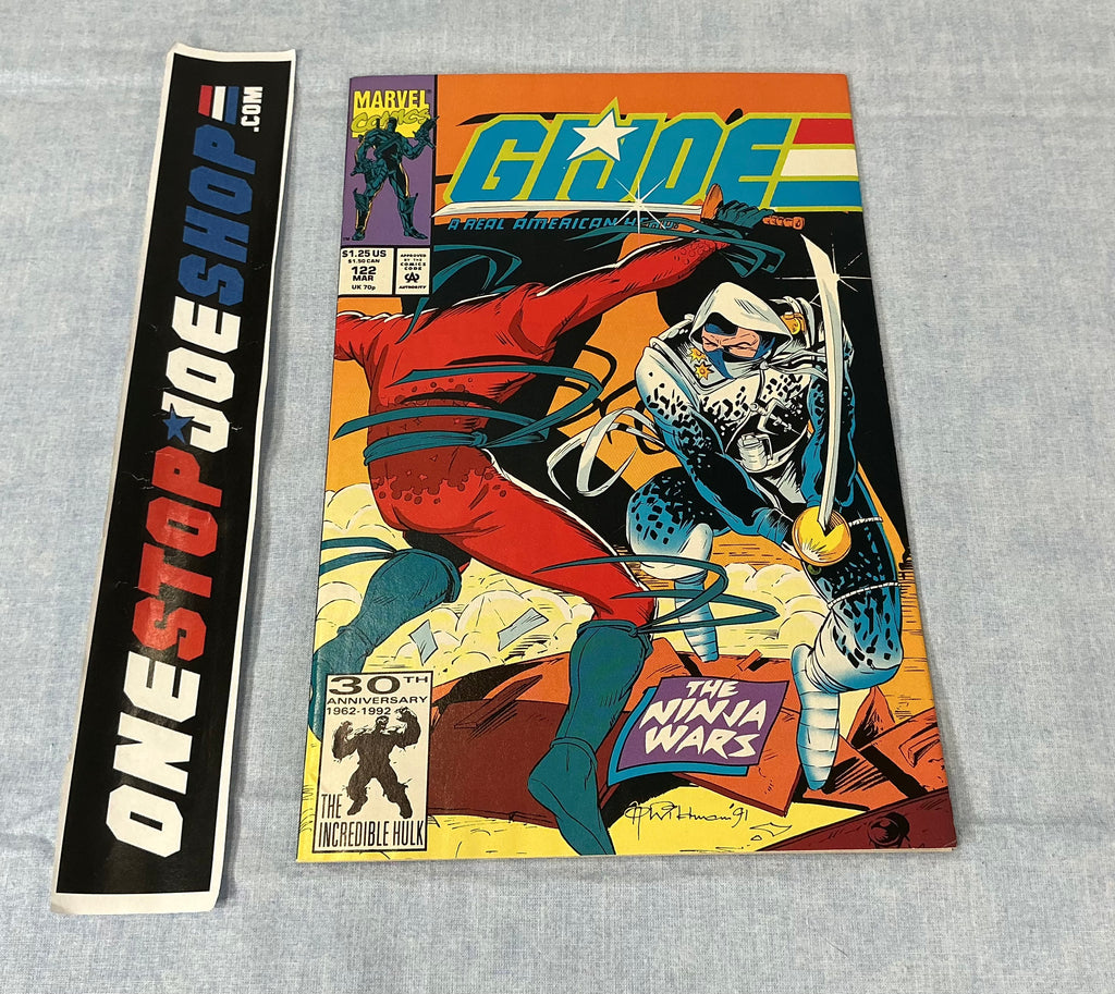 MARVEL COMICS G.I. JOE A REAL AMERICAN HERO (1982-1994) ISSUE #122 COMIC BOOK MARCH 1992 DIRECT EDITION (a)