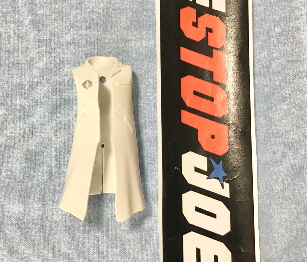 2009 ROC COBRA COMMANDER THE DOCTOR V1 WHITE VARIANT LAB COAT ACCESSORY PART CUSTOMS