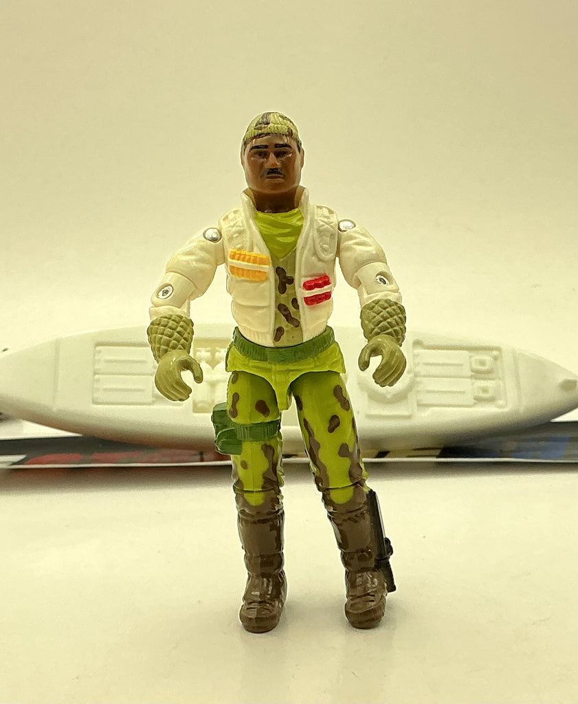 1989 VINTAGE ARAH G.I. JOE STALKER V2 TUNDRA RANGER LOOSE 100% COMPLETE (d)