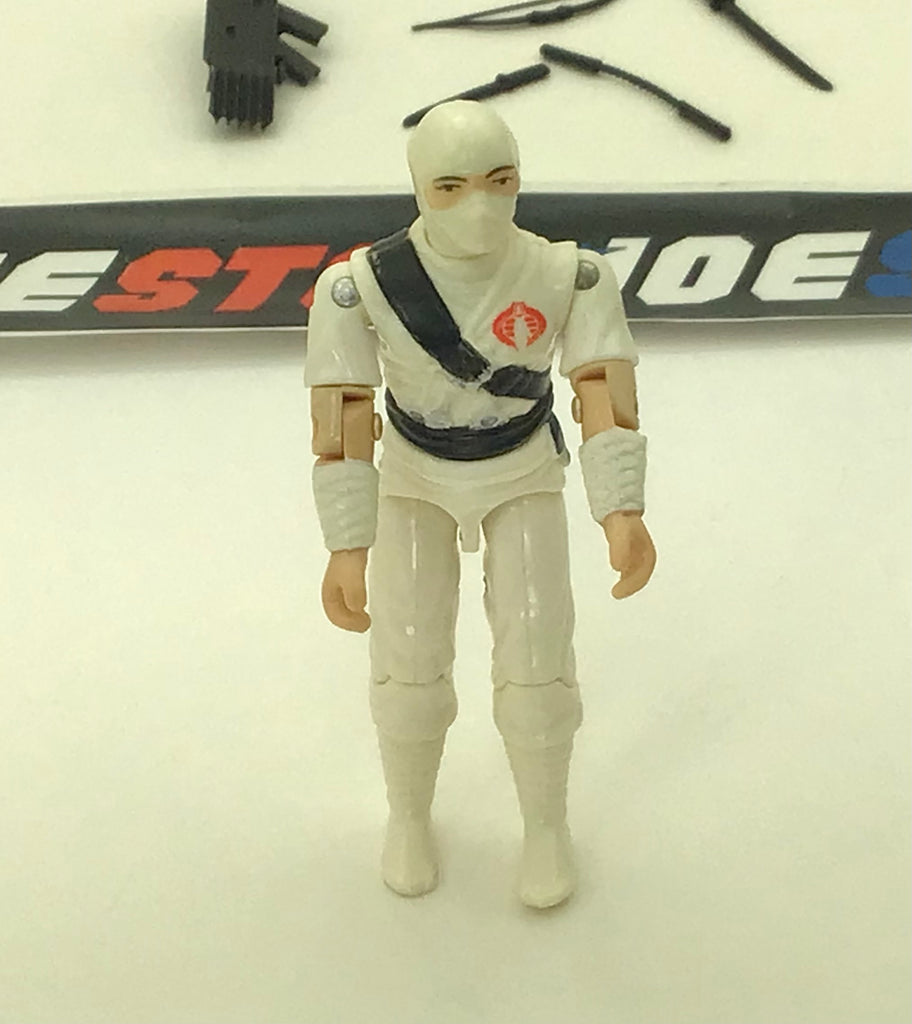 1984 VINTAGE ARAH G.I. JOE COBRA STORM SHADOW V1 NINJA MERCENARY LOOSE 100% COMPLETE (f)