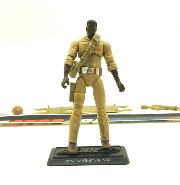 2008 25TH ANNIVERSARY G.I. JOE DOC V2 MEDIC MAIL IN EXCLUSIVE LOOSE 100% COMPLETE + FULL CARD