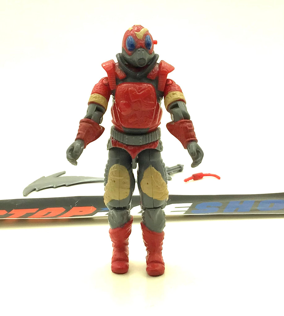 1987 VINTAGE ARAH G.I. JOE COBRA ROYAL GUARD V1 COBRA-LA TEAM LOOSE 100% COMPLETE (b)
