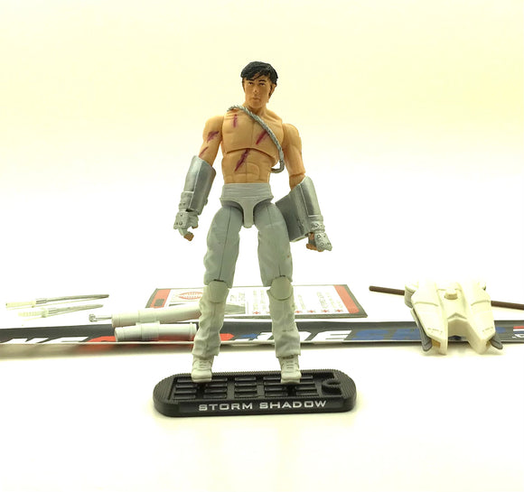 2009 ROC G.I. JOE COBRA STORM SHADOW V34B ARCTIC ASSAULT LOOSE 100% COMPLETE + F/C