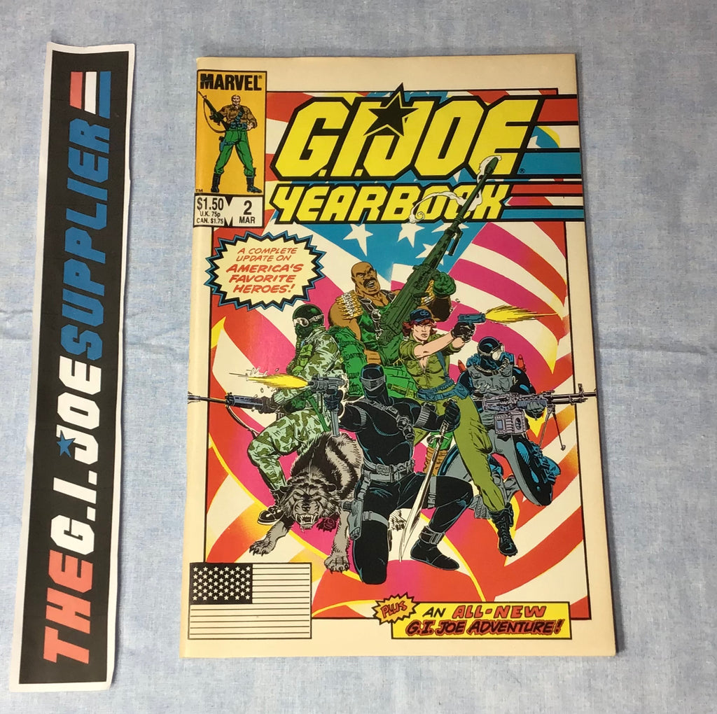 MARVEL COMICS G.I. JOE YEARBOOK (1985-1988) ISSUE #2 COMIC BOOK MARCH 1986