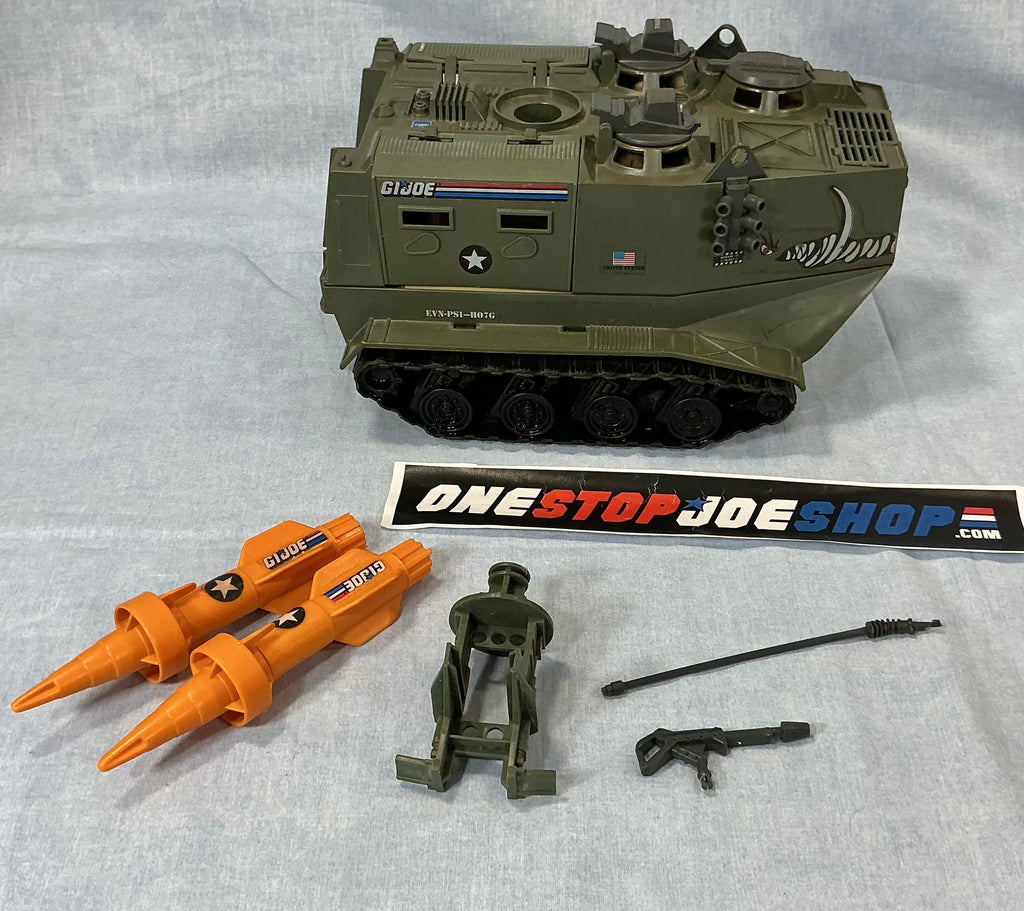 1988 VINTAGE ARAH G.I. JOE WARTHOG A.I.F.V. VEHICLE ONLY LOOSE 100% COMPLETE (e)