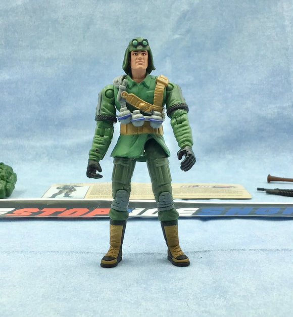 2002 GVC G.I. JOE DUSTY V9 DESERT TROOPER LOOSE 100% COMPLETE + F/C