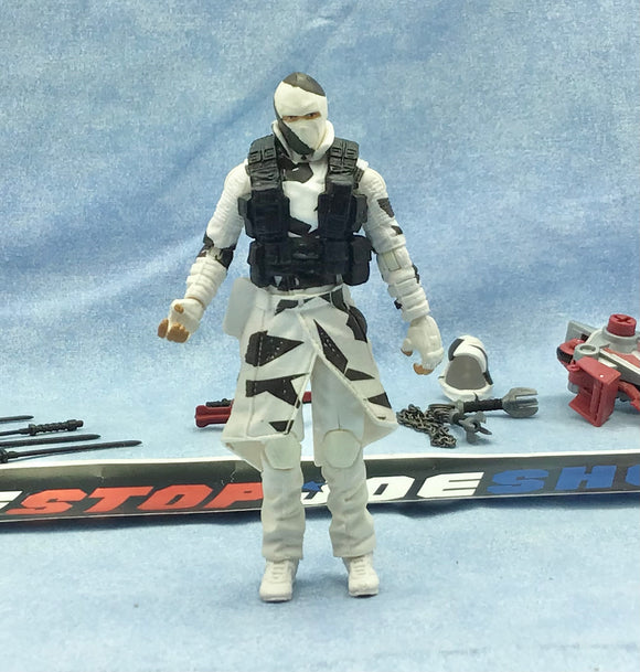 2013 RETALIATION G.I. JOE COBRA STORM SHADOW V47 SNEAK ATTACK LOOSE 100% COMPLETE + FULL CARD