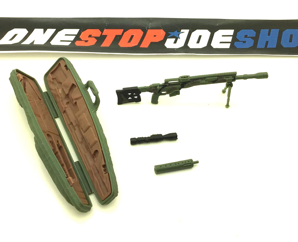 2024 60TH ANNIVERSARY CLASSIFIED ACTION MARINE SNIPER 6" SNIPER RIFLE GUN CASE SET ACCESSORY PART CUSTOMS