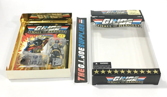 2009 25TH ANNIVERSARY G.I. JOE COBRA B.A.T. BAT V20 HALL OF HEROES 3 OF 10 INTERNET EXCLUSIVE NEW SEALED FIGURE CARD W/ BLEMISHED OUTER PACKAGING