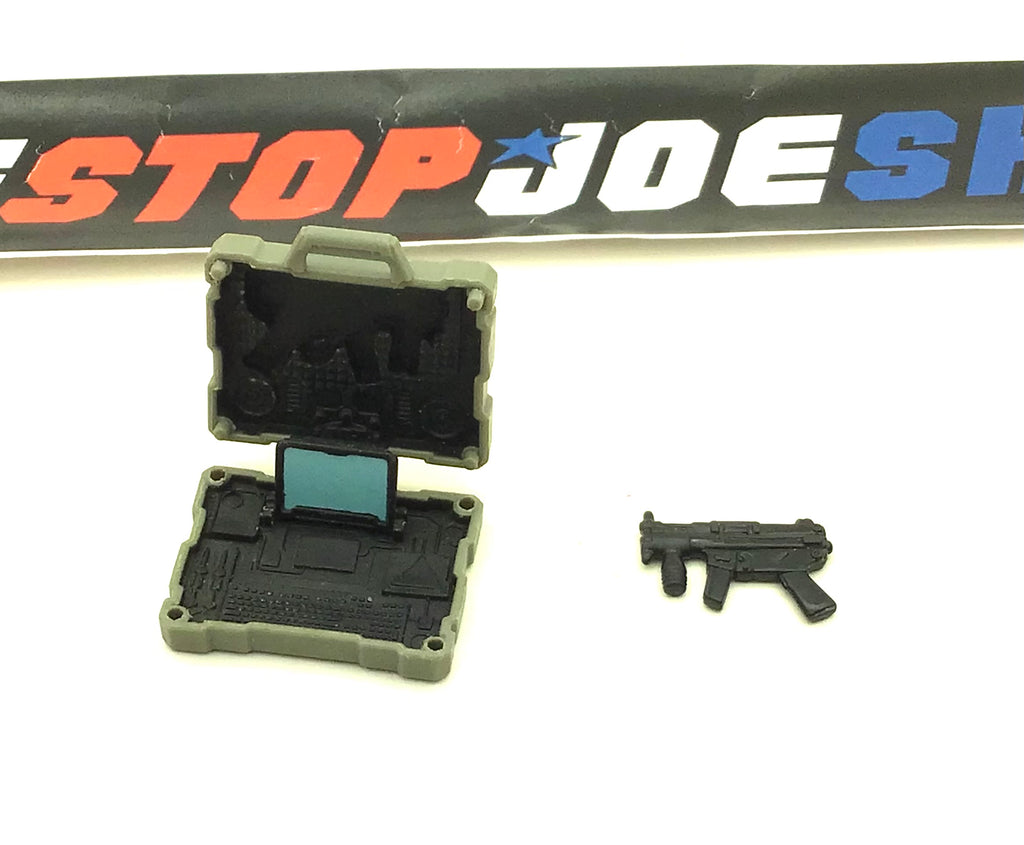 2011 POC GENERAL HAWK V6 BRIEFCASE COMPUTER W/ SCREEN + SUBMACHINE GUN #1 SET ACCESSORY PART CUSTOMS