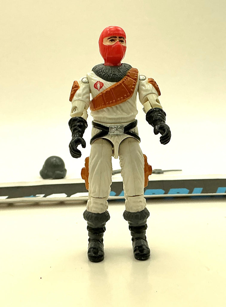 1987 VINTAGE ARAH G.I. JOE COBRA ICE VIPER V1 COBRA WOLF DRIVER LOOSE 100% COMPLETE (g)