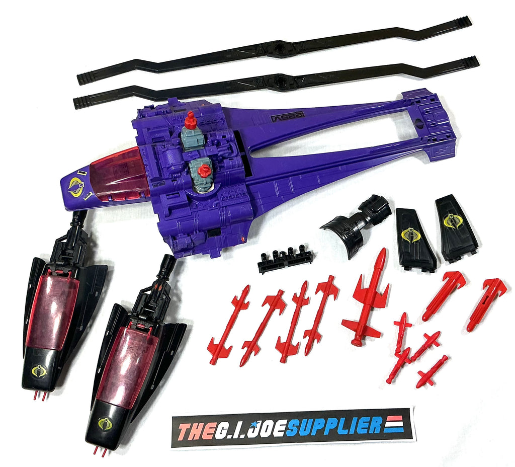 1987 VINTAGE ARAH G.I. JOE COBRA MAMBA VEHICLE ONLY LOOSE 100% COMPLETE (d) WORKS