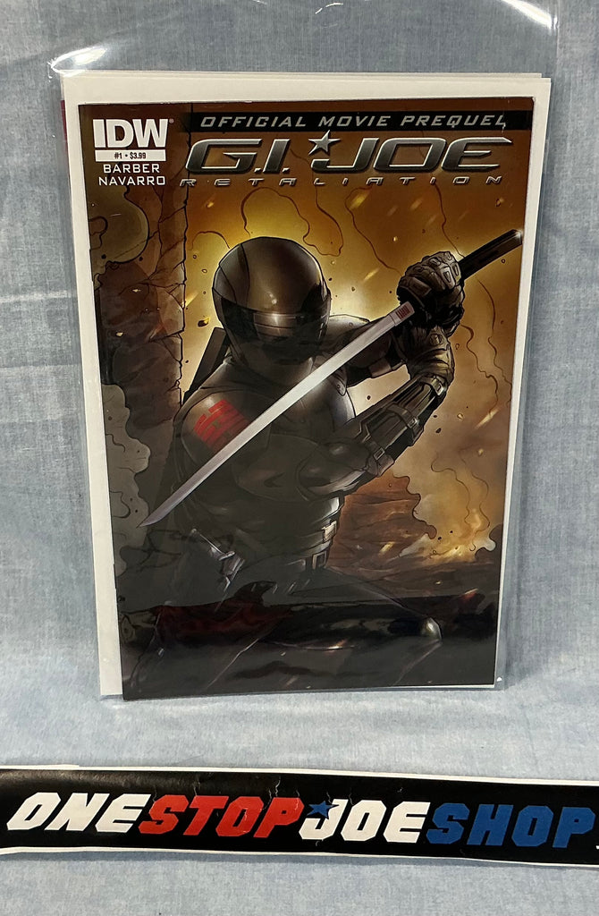 IDW PUBLISHING G.I. JOE: RETALIATION - OFFICIAL MOVIE PREQUEL (2012) ISSUE #1 [COVER A NAVARRO] COMIC BOOK FEBRUARY 2012