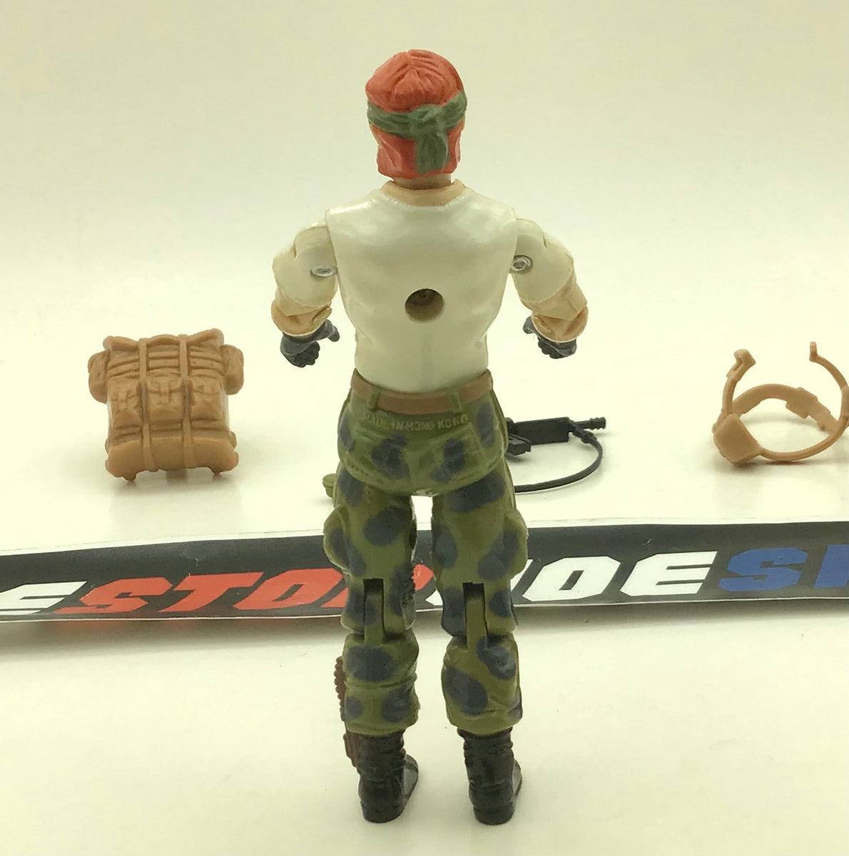 Gi Joe OUTBACK V1 Hasbro 1987 Accessoires Sac Et Armes Complet Loose Gi Joe OUTBACK V1 Hasbro 1987 Accessoires Sac Et Armes Complet Loose