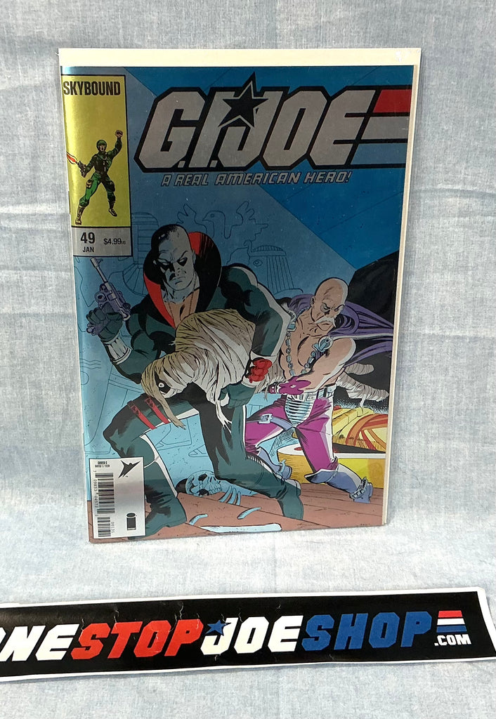 IMAGE SKYBOUND COMICS G.I. JOE A REAL AMERICAN HERO (1982-1994) ISSUE #49 HAMA FILES EDITION REPRINT [COVER C FOIL ZECK] COMIC BOOK  2026