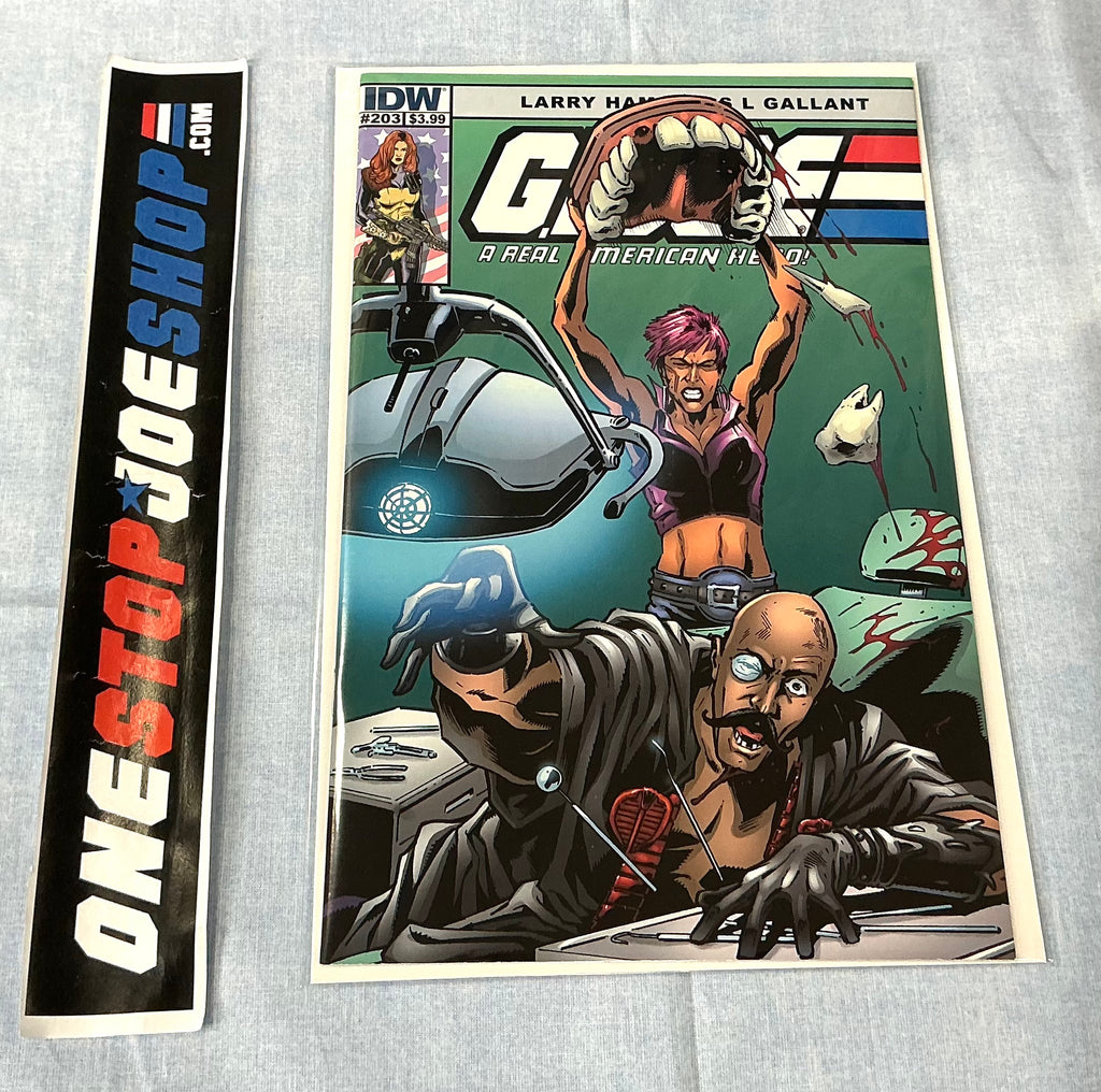 IDW PUBLISHING G.I. JOE A REAL AMERICAN HERO (2010-2022) ISSUE #203 [COVER A GALLANT] COMIC BOOK JUNE 2014 HIGH GRADE (bh)