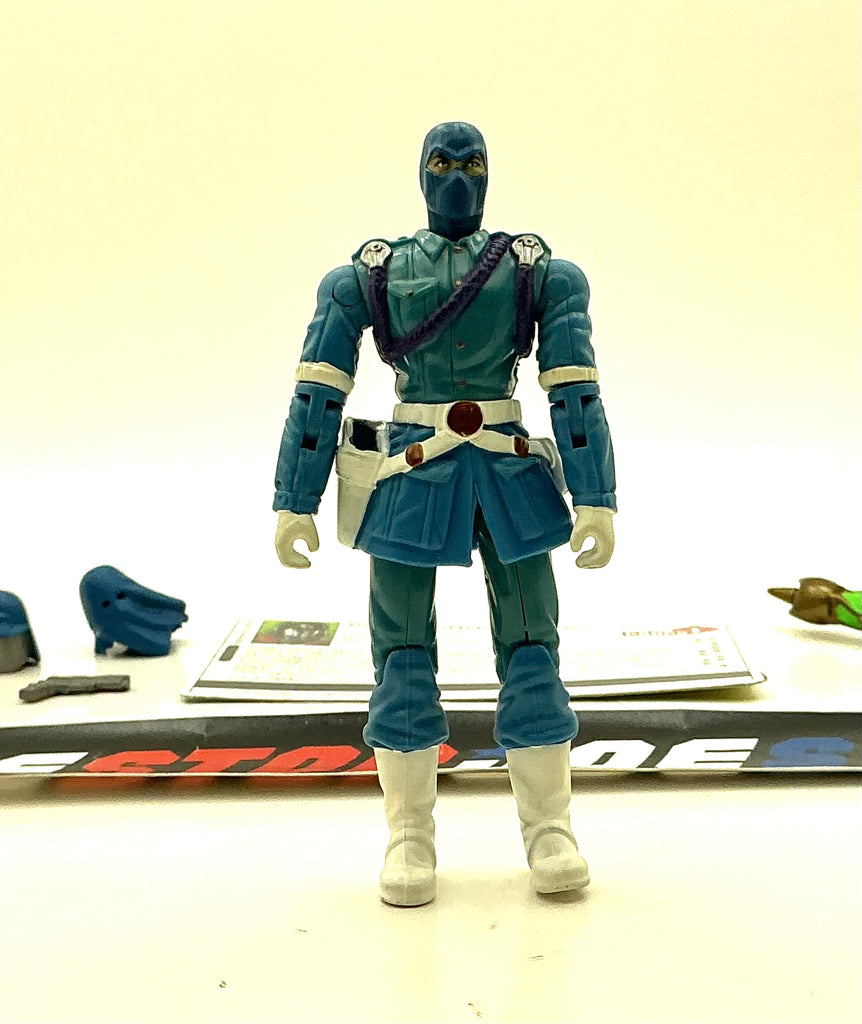2005 VVV G.I. JOE COBRA COMMANDER V20 COMMANDER OF COBRA FORCES LOOSE 100% COMPLETE + F/C