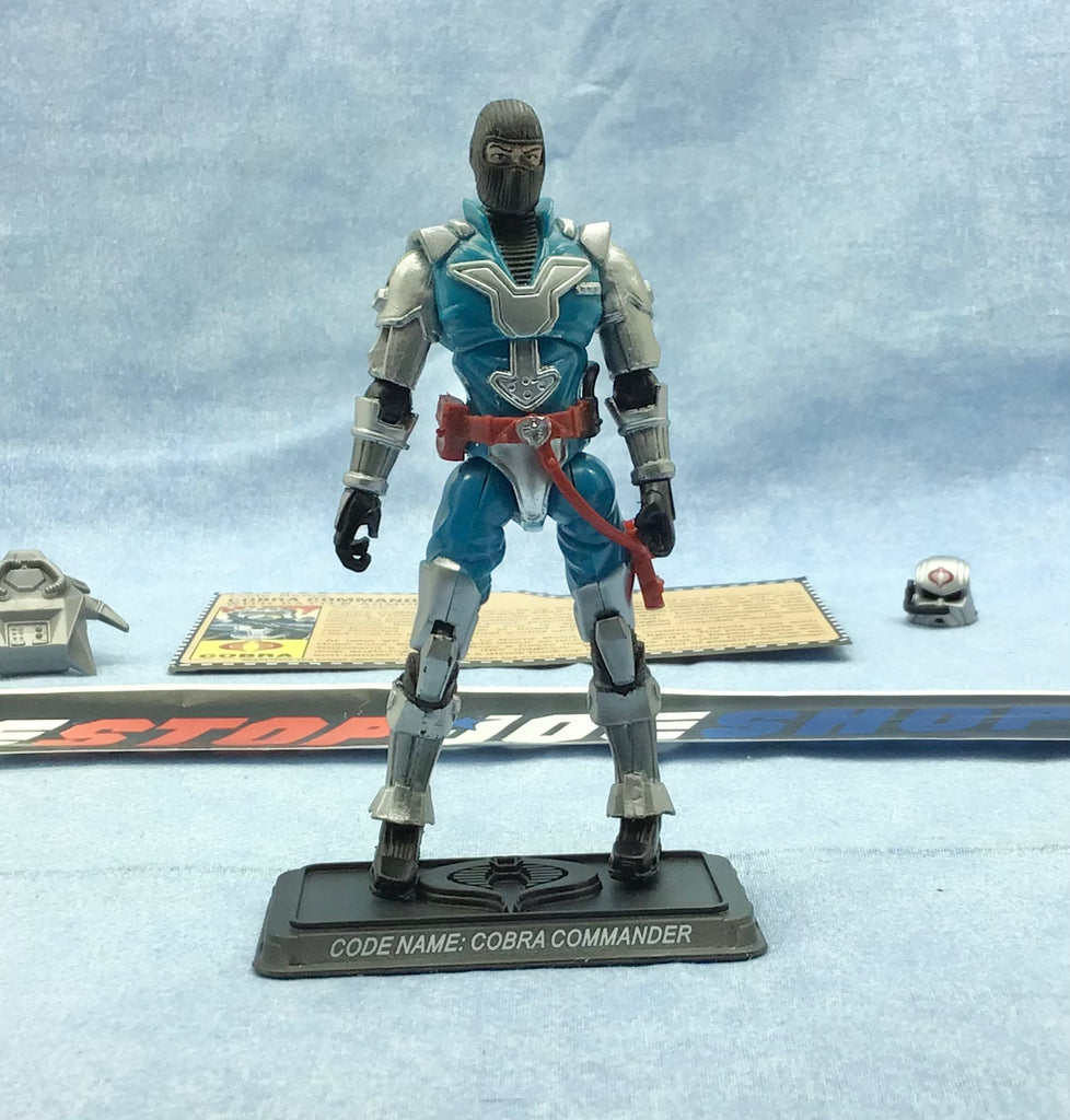 2008 25TH ANNIVERSARY G.I. JOE COBRA COMMANDER V28 WAVE 6 LOOSE 100% COMPLETE + F/C