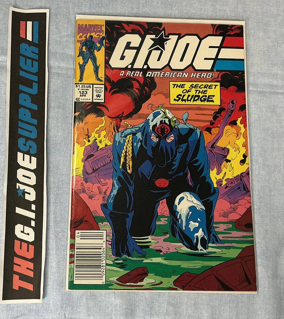 MARVEL COMICS G.I. JOE A REAL AMERICAN HERO (1982-1994) ISSUE #123 COMIC BOOK MAY 1992 KEY ISSUE NEWSSTAND EDITION