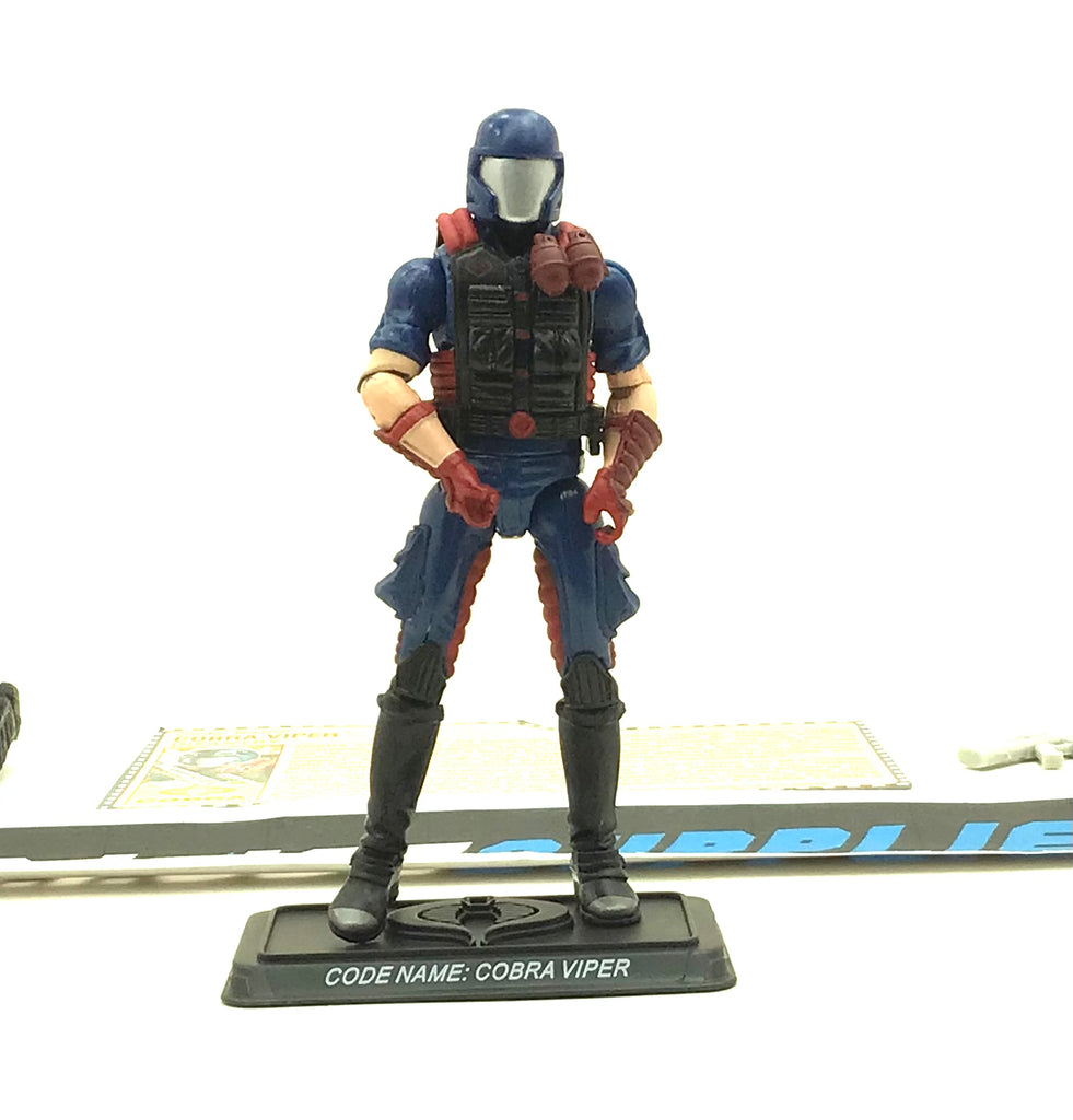 2008 25TH ANNIVERSARY G.I. JOE COBRA VIPER V16 WAVE 7 LOOSE 100% COMPLETE + F/C