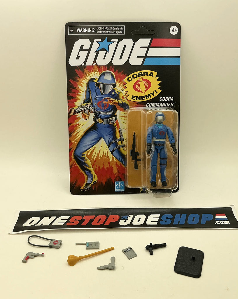 2022 RETRO LINE G.I. JOE COBRA COMMANDER HASBRO O-RING EXCLUSIVE NEW SEALED W/ EXTRAS