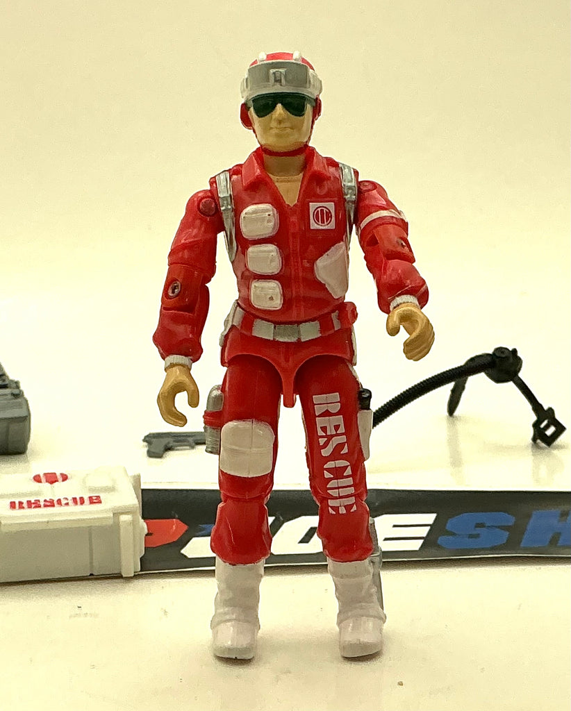 1986 VINTAGE ARAH G.I. JOE LIFELINE V1 MEDIC LOOSE 100% COMPLETE (h)