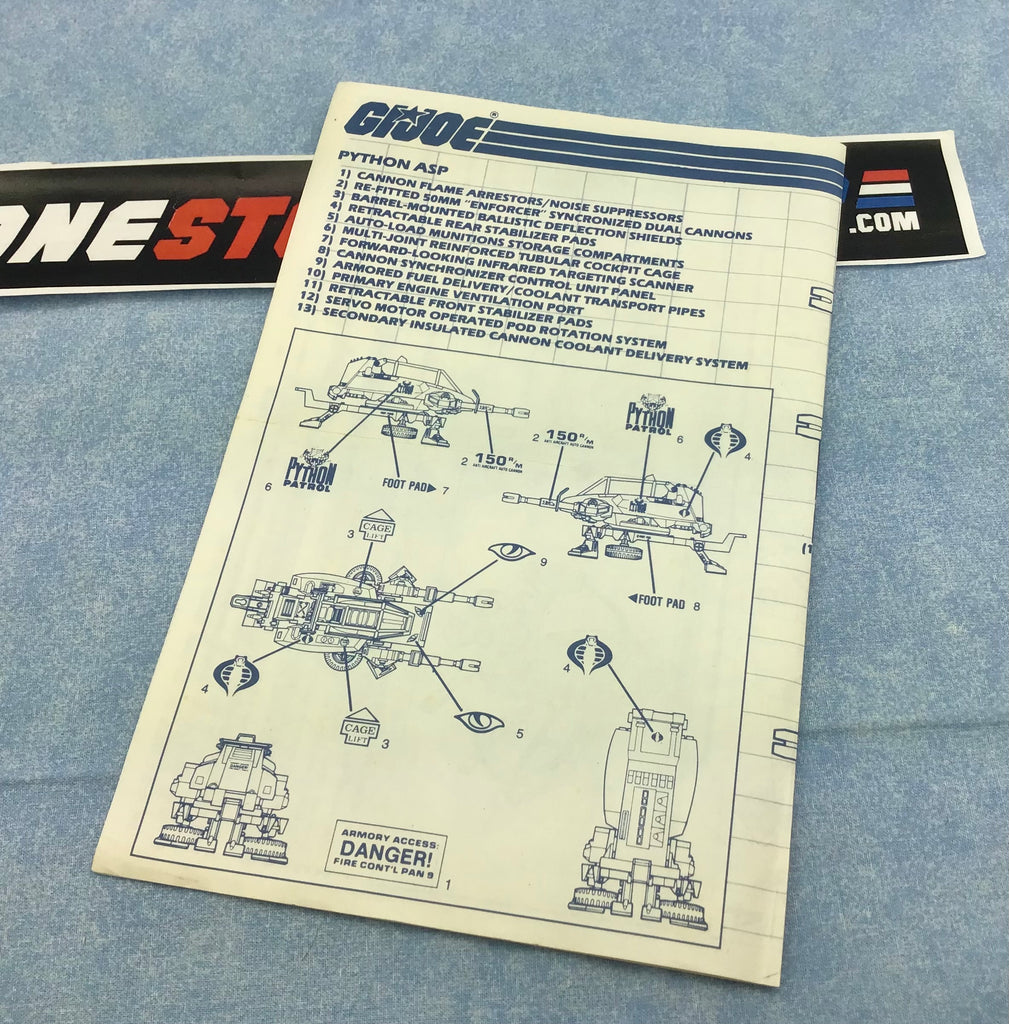 1984 VINTAGE ARAH A.S.P. ASP VEHICLE BLUEPRINTS