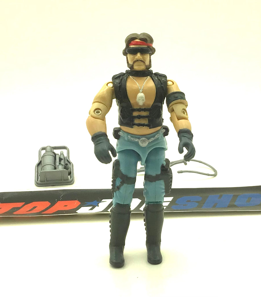 1985 VINTAGE ARAH G.I. JOE DREADNOK TORCH V1 LOOSE 100% COMPLETE (c)