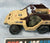 1988 VINTAGE ARAH G.I. JOE DESERT FOX 6 WD JEEP VEHICLE ONLY LOOSE 100% COMPLETE (d)