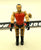 1990 VINTAGE ARAH G.I. JOE COBRA OVERLORD V1 DICTATOR VEHICLE DRIVER LOOSE 100% COMPLETE (f)